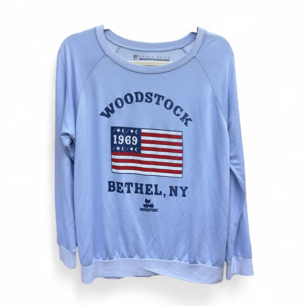 Prince Peter Woodstock Bethel NY Graphic Long Sleeve Tee NWOT